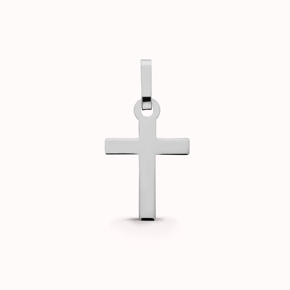 croix de communion en or blanc pour garçon