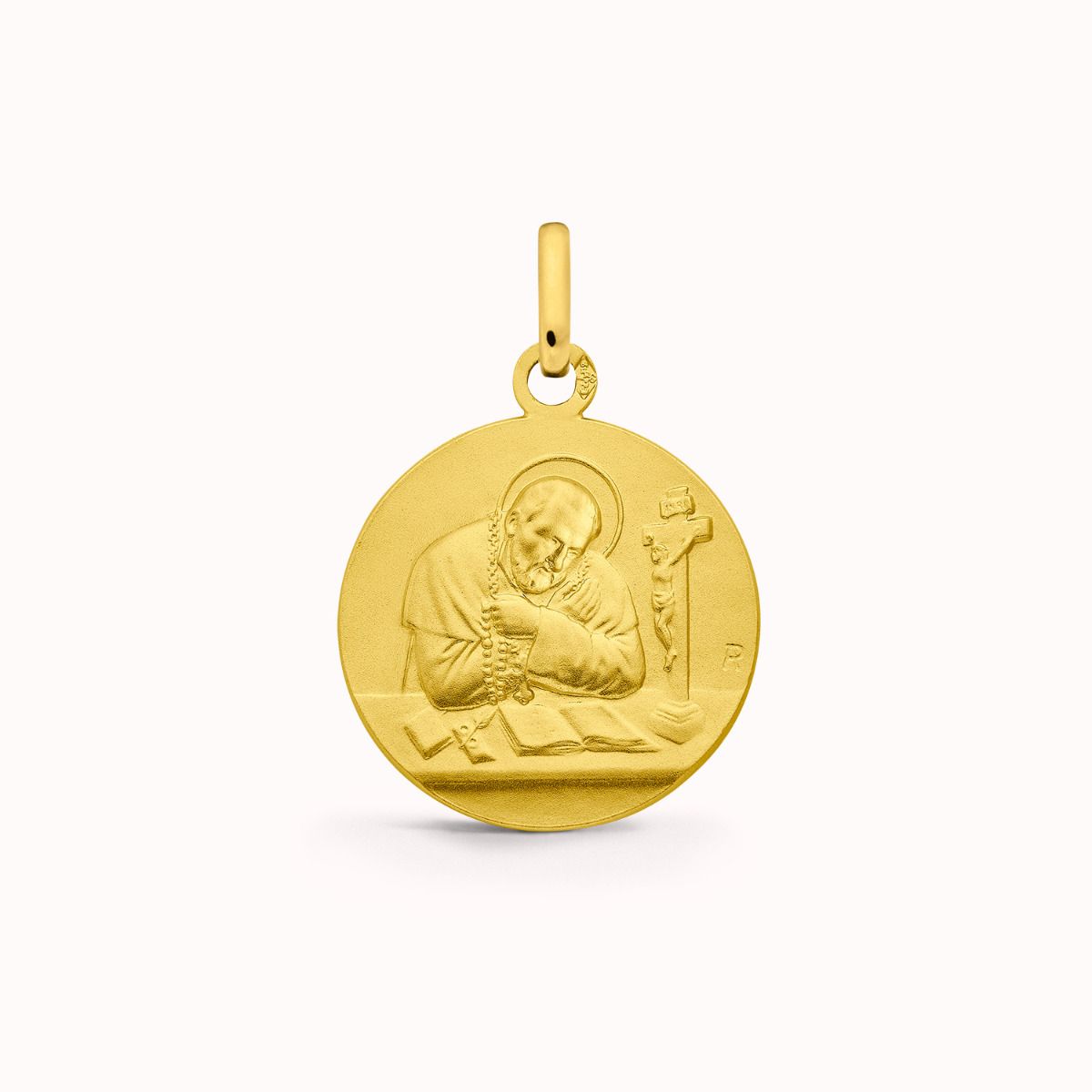 Médaille St Alphonse Or Jaune 18 carats - 15 mm