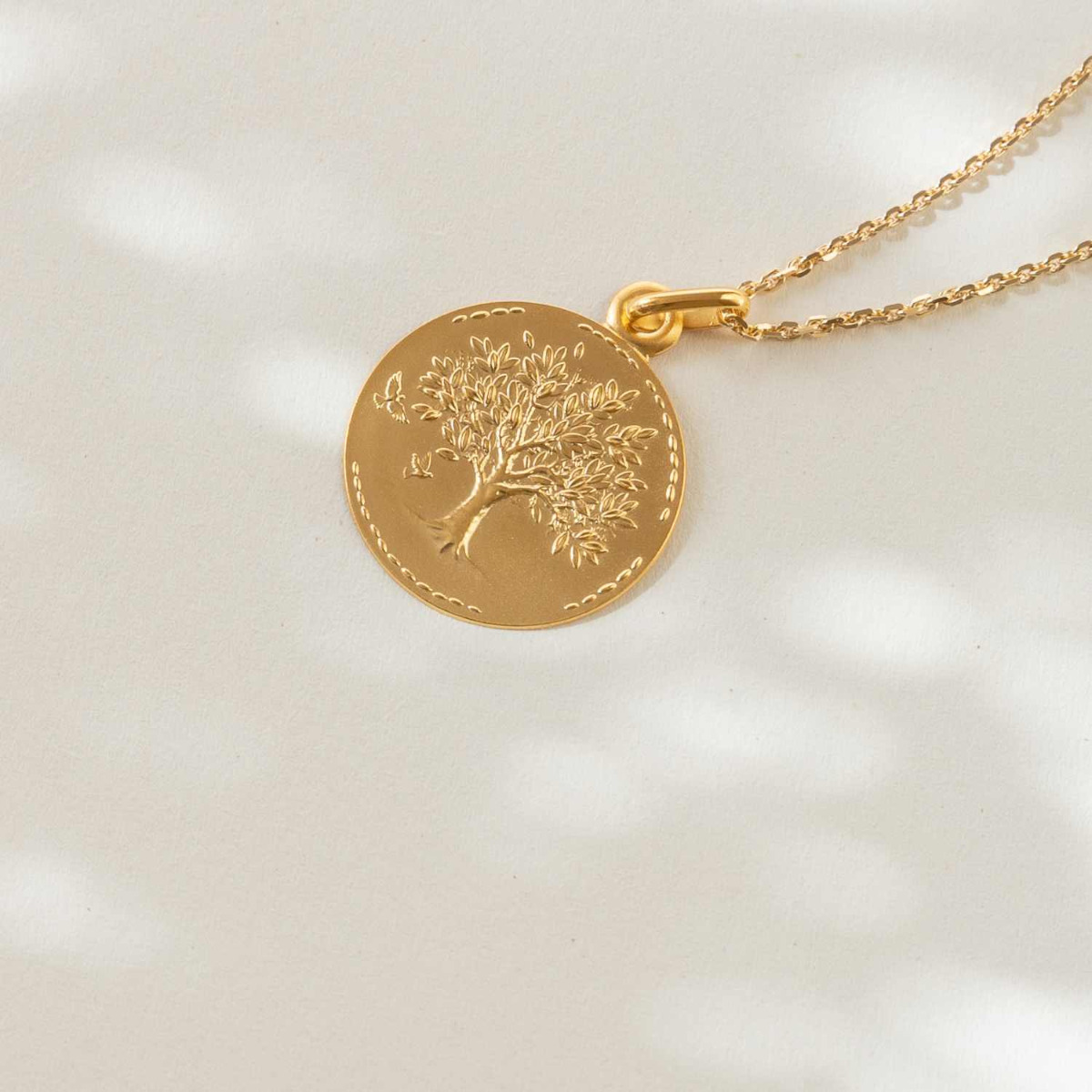 médaille arbre de vie baptême civil