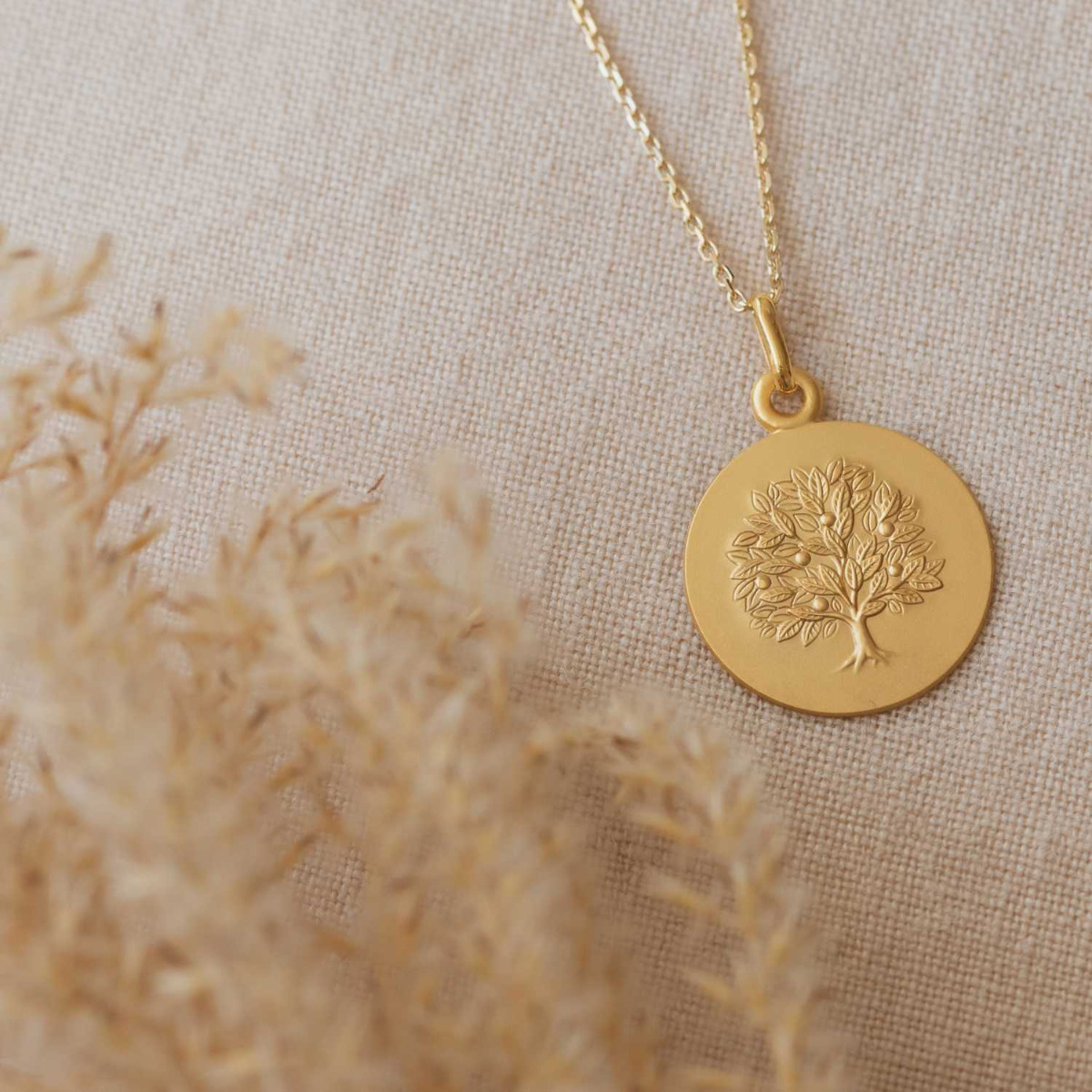 médaille arbre de vie pour garçon