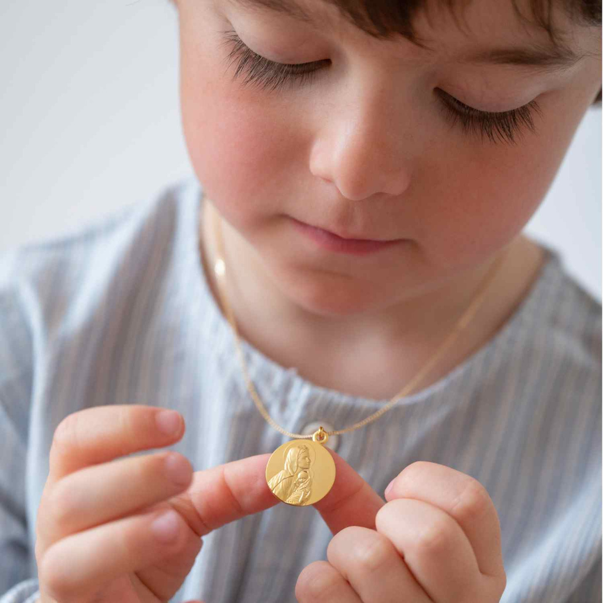 médaille de baptême 18 mm